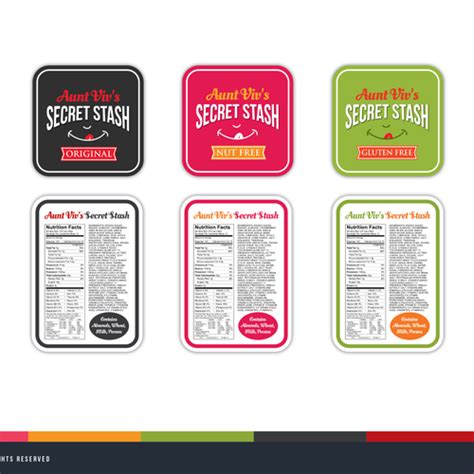 Modern Food Label Design