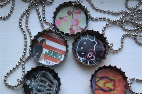 Bottle Cap Necklaces · A Bottle Cap Pendant · Jewelry Making On Cut Out Keep