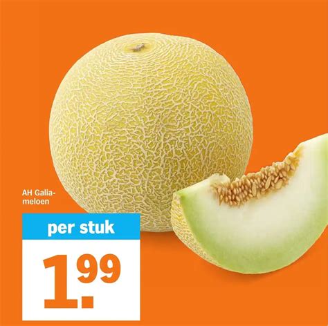 Galiameloen Per Stuk Aanbieding Bij Albert Heijn