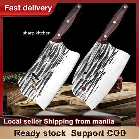 Butcher Knife Bone Chopping Knife Meat Vegetables Slicing Cleaver High