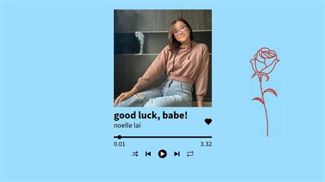 Good Luck Babe Cover By Noelle YouTube