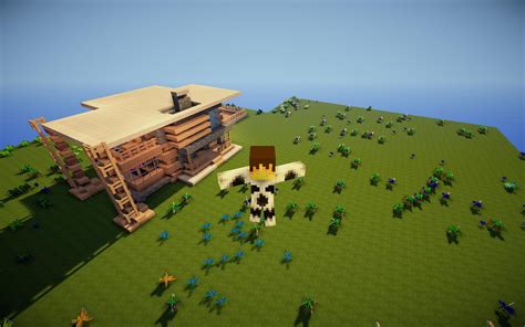 2 FANTASTIC houses (modern house/Big Jungle mansion) Minecraft Map