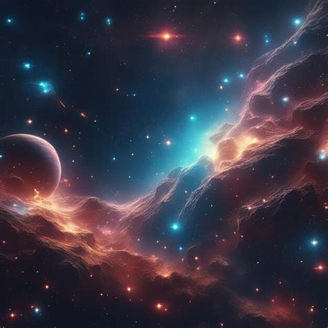 Premium AI Image | Space background with stardust and shining stars realistic