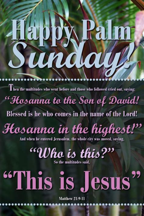 Palm Sunday Quotes Or Prayers Quotesgram