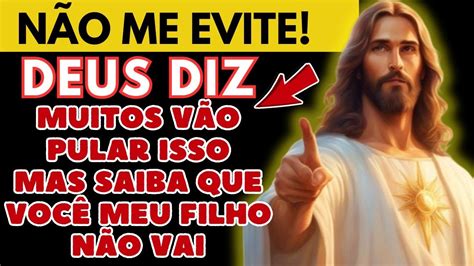 Mensagem de Deus Para Você Hoje Filho Fique de olho nisso Deus