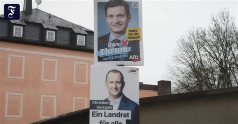 AfD verpasst in Thüringen zweiten Landratsposten CDU Kandidat gewinnt