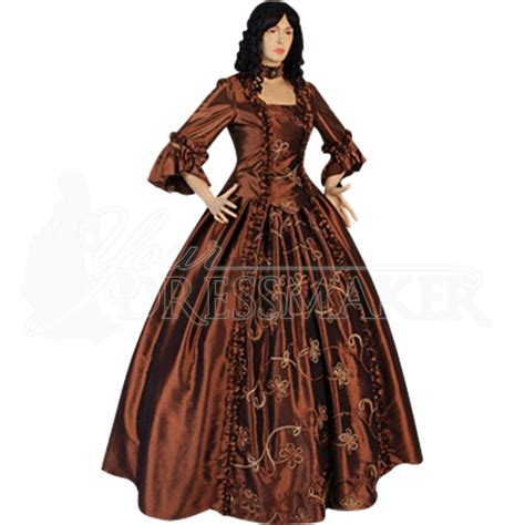 Brown Baroque Renaissance Gown Mci 183 By Medieval And Renaissance