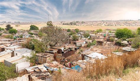 Poor Townships Next To Johannesburg South Africa Stock Photo Image