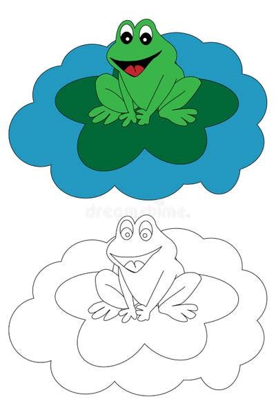 Frog Clip Art Black White Stock Illustrations 712 Frog Clip Art Black