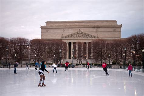 Ice-skating rinks in DC, including indoor and outdoor rinks