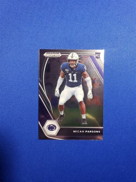 2021 Panini Prizm Draft Picks Football Micah Parsons RC EBay