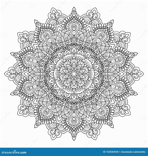 Mandala Background Template Luxury Royalty-Free Stock Image ...