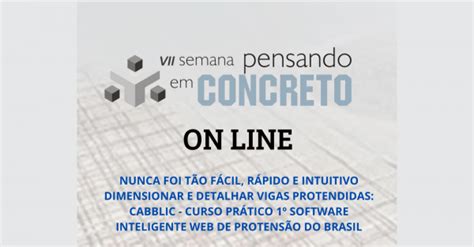 Semana Pensando em Concreto CURSO NUNCA FOI TÃO FÁCIL RÁPIDO E