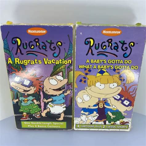 Rugrats Vhs Lot Of A Babys Gotta Do What A Babys Gotta Do A Rugrats