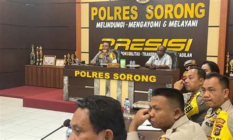 Polres Sorong Selesaikan 74 Persen Kasus Di Tahun 2023 Kapabar