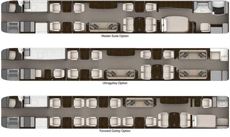 Gulfstream G650 Interior Layout