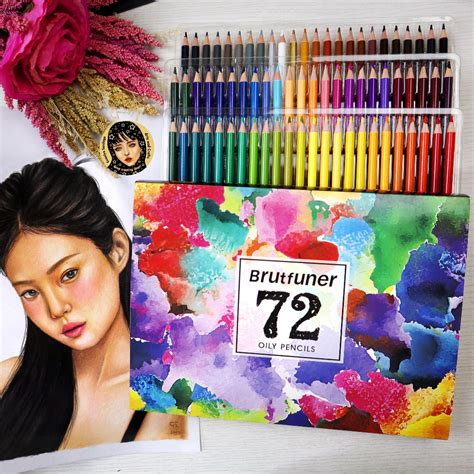 Brutfuner Oil Colour Pencil 48 72 120 Colors Shopee Philippines