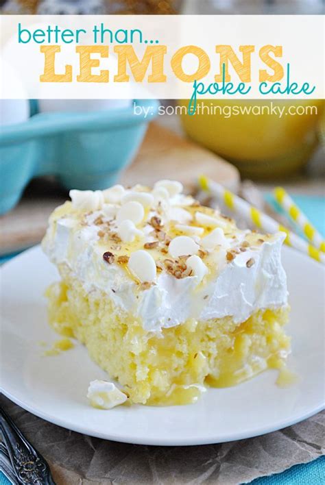 Lemon Curd Poke Cake Recipe