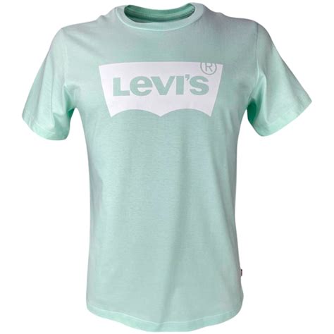 Camiseta Masculina Levis Graphic Set In Neck Menta LB0013202