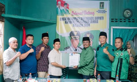 Siap Bertarung Pilkada Palas Putra Mahkota Alam Mendaftar Ke Ppp