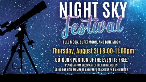 Moas Night Sky Festival Full Moon Supermoon Blue Moon Moas Daytona