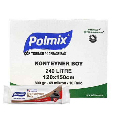 Polmix P P Torbas End Striyel Konteyner Boy X Cm Adet