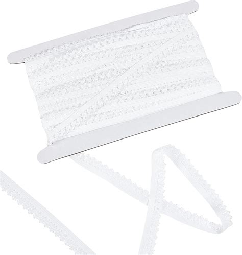 Amazon GORGECRAFT Yards Elastic Lace Trim Mm Wide White Stretch Edge Lingerie Edging