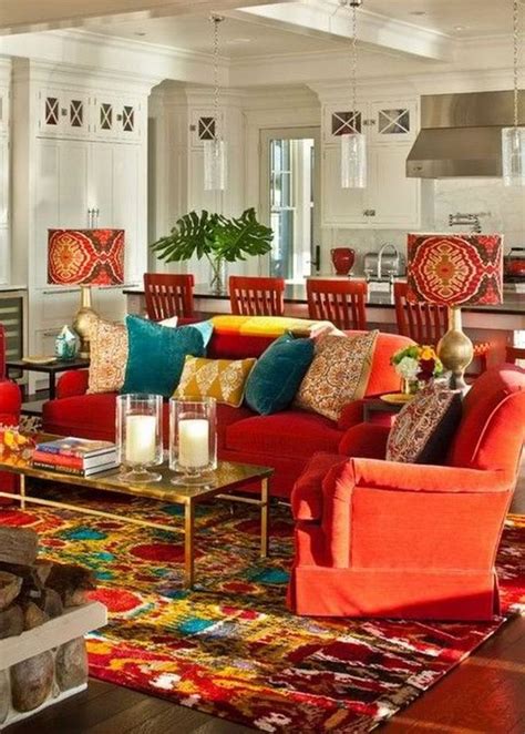 48 INTERESTING BURNT ORANGE AND TEAL LIVING ROOM IDEAS Livingroom