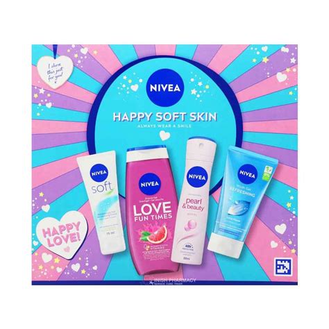 Nivea Happy Soft Skin 4 Piece Tset Inish Pharmacy Ireland