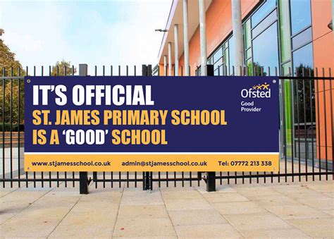 Ofsted Vinyl Banners For Schools And Nurseries Ofsted Banner Store