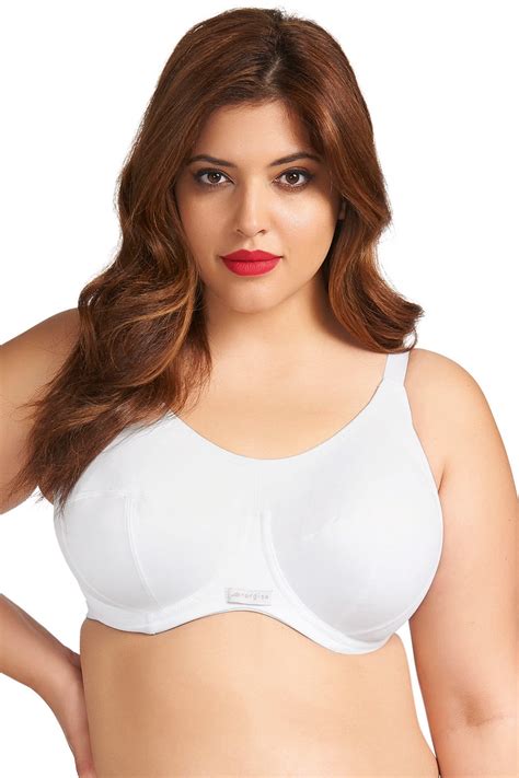 Elomi Energise J Hook Underwire Sports Bra 8041 34h White