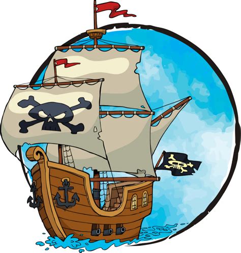 Pirate Ship Vector Clipart Full Size Clipart 5361022 Pinclipart