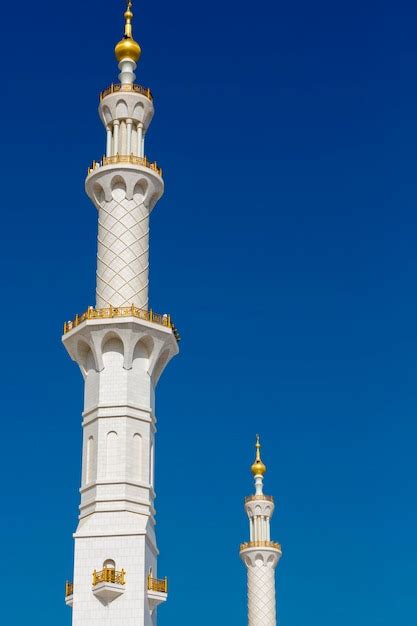 Mesquita Sheikh Zayed Em Abu Dhabi Foto Premium