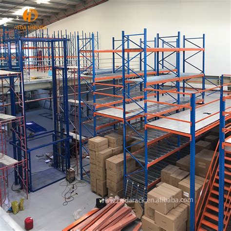 Multi Tier Racking Warehouse Racks For Spare Parts Heavy Duty Warehouse