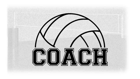 Volleyball Coach SVG Clipart Files, Coach Logo SVG Instant, 40% OFF