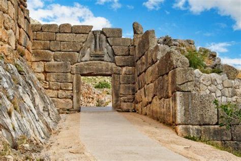 Cyclopean Walls In Mycenae Greece Greeka