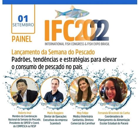 Lan Amento Da Semana Do Pescado Revista Panorama Da Aquicultura