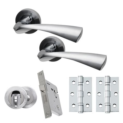 Intelligent Hardware Premium Truro Polished Chrome And Satin Chrome