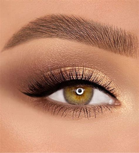 Gold Tone Makeup Bronze Eye Makeup Gold Makeup Looks Natural Eye