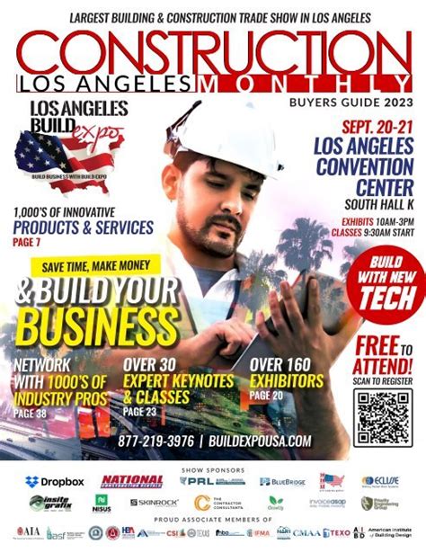 Construction Monthly Magazine Los Angeles Build Expo Show Edition