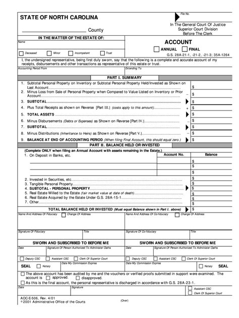 2001 Form NC AOC E 506 Fill Online Printable Fillable Blank PdfFiller