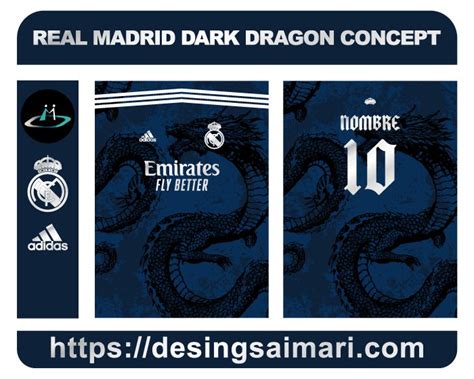 REAL MADRID DARK DRAGON CONCEPT Desings Aimari