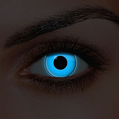 I Glow Blue UV Contact Lenses Pair Uv Contact Lenses Halloween