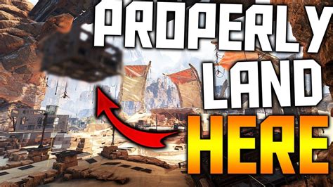 Apex Legends How To Properly Land At Thunderdome 😱 Youtube