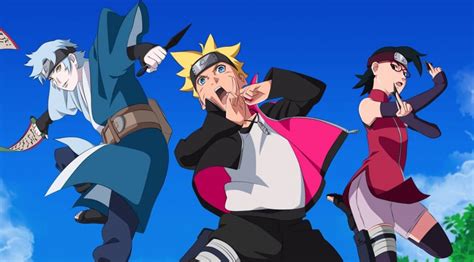 Afinal quem é mais forte entre Boruto Sarada e Mitsuki em Boruto