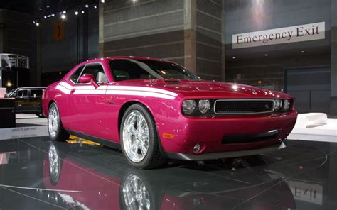 Furious Fuchsia Dodge Challenger Chicago Auto Show Motor