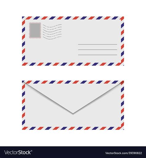 Airmail Envelope Template