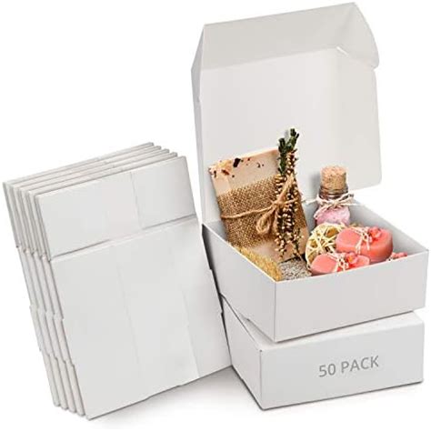 Kurtzy White Kraft Gift Boxes Pack Box Measures X X Cm