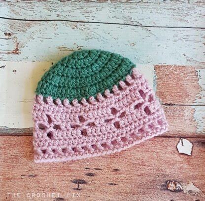 Vintage Vibes Baby Beanie Crochet Pattern By The Crochet Fix Lovecrafts