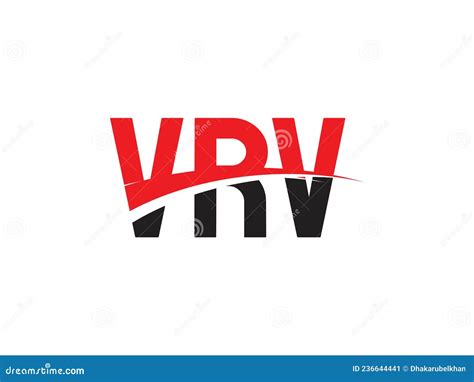 Vrv Letter Initial Logo Design Vector Illustration Stock Vector